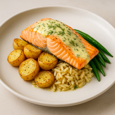 Baked Lemon Dill Salmon