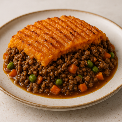 Beef & Sweet Potato Shepherd’s Pie