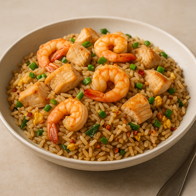 Prawn & Chicken Fried Rice